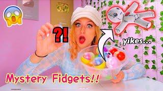 UNBOXING MYSTERY FIDGETS FROM VENDING MACHINES*YIKES* I FOUND A VOODOO DOLL....