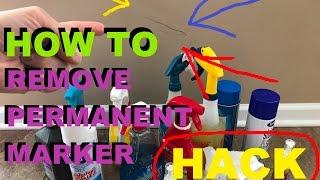 How To Remove Permanent Marker From The Wall