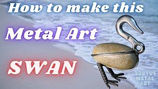 How to make this Metal Art “stone” Swan figurine