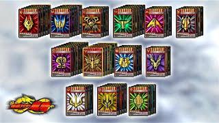 Kamen Rider Ryuki All Riders Henshin and Cards