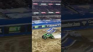 Monster Truck Performing Awesome Tricks