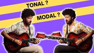 Lequel de ces 2 solos de guitare est TONAL ? Lequel est MODAL ?