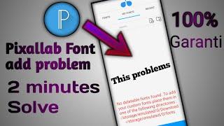 How To Solve Pixallab Fonts Add Problem 2022 How To Install Custom Fonts In Pixellab 