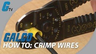 How to Crimp Wires - Basic Tips on Crimping  Galco