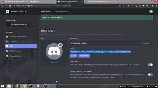 Discord Rainbow Role bot download instructions in description