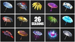 Fortnite ALL Victory Umbrella All 26 Season