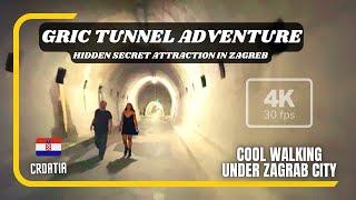 Walking under Zagreb Unveiling Hidden Secret attraction in Zagreb Croatia  Gric Tunnel Adventure