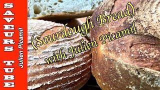 How to make Sourdough Bread  crisp crust bread with a light   texture with The French Baker Julien.