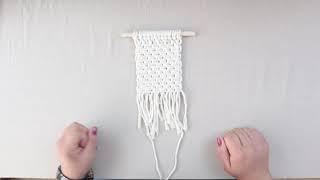 Macrame Coaster DIY - ReTwisst Yarn