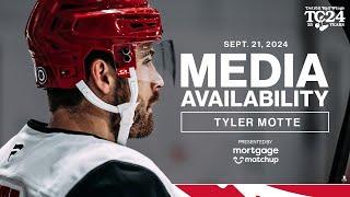 Tyler Motte Training Camp Media  Sept. 21 2024