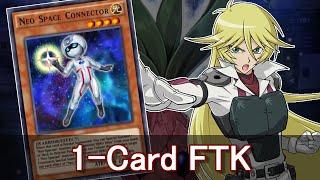 Neo Space Connector 1-Card FTK with Revolution des Fleurs Yu-Gi-Oh Duel Links