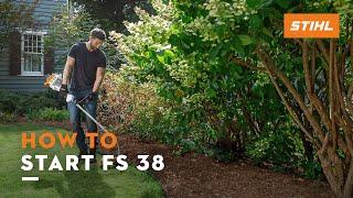 How to Start FS 38  STIHL Tutorial