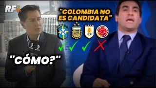 ARGENTINO no ve a COLOMBIA con chances de ganar la Copa América
