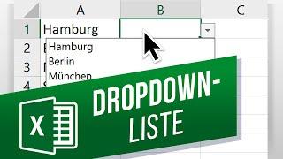 Dropdown-Listen in Excel erstellen  Auswahlliste mit Dropdown-Menü erstellen