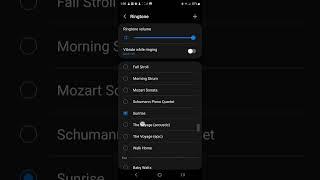 the ringtones On the Samsung Galaxy S23 Ultra