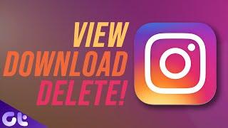 How to View Download and Delete Your Instagram Data  Guiding Tech