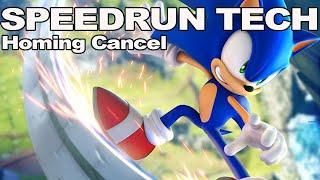 HOMING CANCEL - Sonic Frontiers Speedrun Tech