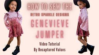 How To Sew The Genevieve Jumper Retro Sparkle Design by Recaptured Values