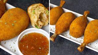 Crispy Chicken Drumsticks  New Style Chicken Lollipop Recipe  Snack Recipe  Fry Chicken Recipe