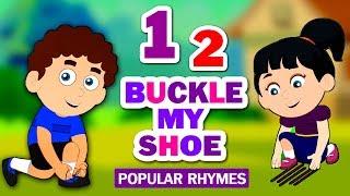 One Two Buckle My Shoe  Nursery Rhymes  Kindergarten Song  Children Rhymes  Koo Koo TV