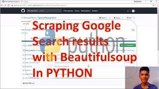 Scraping Google Search Results with BeautifulSoup in Python and getting Speech Output