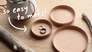 EASY DIY Homemade Leather Trinket Trays