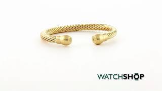 Icon Brand Jewellery Base metal Premium Recoiled Bangle P1042-BR-BRA