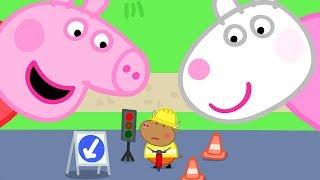 Peppa and Suzy Sheep are Visiting Tiny Land  Peppa Pig Official Family Kids Cartoon