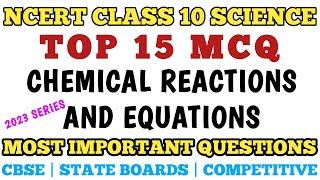 Best Mcq Class 10 Chemical Reactions And Equations  mcq class 10 science chapter 1  #mcqncert