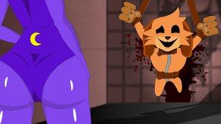 Catnap Girl react DogDay death cutscene Sad Animation  Poppy Playtime smiling critters 3 