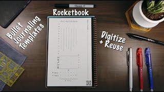 How I Bullet Journal in My Rocketbook Weekly Templates and Reasoning