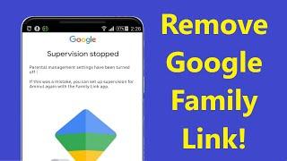 How To Remove Family Link From Google Account 2023 - Howtosolveit