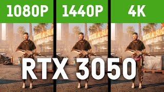 RTX 3050  1080p vs. 1440p vs. 4k in 10 Games