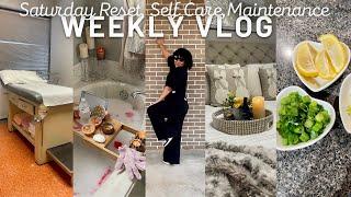 WEEKLY VLOG Saturday Reset Routine Scalp Injections Self Care + Press on Nails more