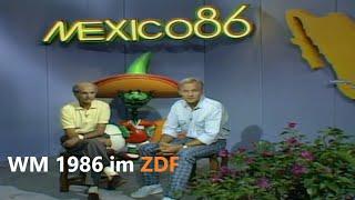 ZDF 21.06.1986 - WM 1986 - ZDF WM-Studio Mexico - Vor- und Nachberichte zum Viertelfinale Bra v. Fra