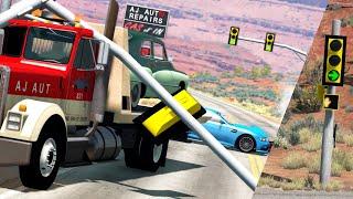 Broken Traffic Lights Crashes  BeamNG.drive