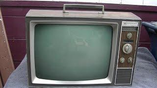 Rapair Fail 1969 Packard Bell Astronaut MQ625 Matsushita BW Tube TV
