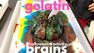 Gelatin Brains Halloween Activity