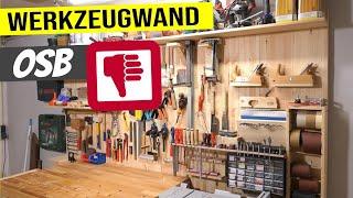 Werkzeugwand selber bauen  Warum ich kein  verwende