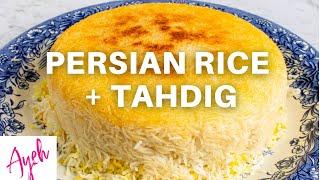 Persian Rice with Tahdig - Cooking With Ayeh