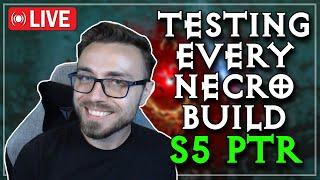 Season 5 PTR Testing Every Necro Build - #diablopartner