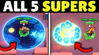 New Chester Skin all 5 Super Animations  Brawl Stars August 2024 Update