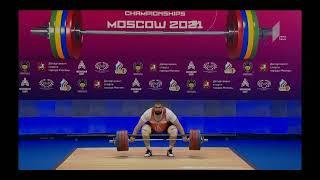 Lasha Talakhadze new record snatch 222 kg