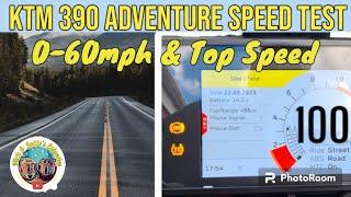 Is the KTM 390 Adventure Fast Enough? Top Speed & 0-60mph Test