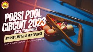 FULL MATCH POBSI CIRCUIT POOL SERI III Irwanto labewa vs rico jateng