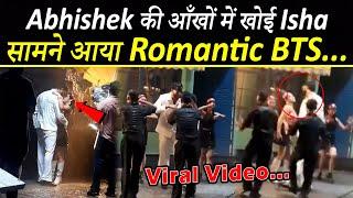 Isha के साथ Romantic हुए Abhishek  Abhishek Malhan-Isha Malviya Romantic BTS From Music Video Shoot