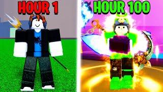 I Spent 100 Hours Bounty Hunting in Blox Fruits Movie