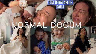 Canlı doğum anı  Bastan sona normal doğum anı  epidural normal doğum  doğum vlog  yurtdışı doğum