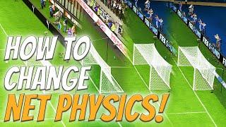 FIFA 23 HOW TO CHANGE GOAL NET PHYSICS & SHAPE TUTORIAL