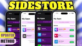 Sidestore iOS Install IPAs & Wireless Refresh New Method